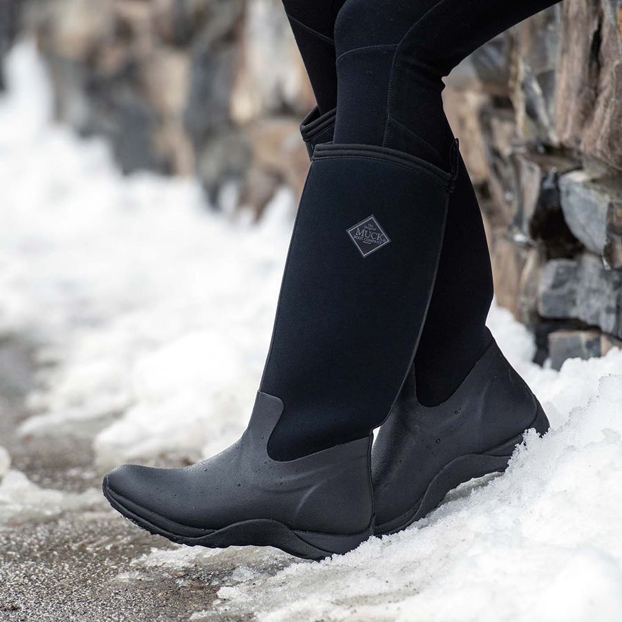 Botas Altas Muck Boots Arctic Adventure Mujer Negros | 27563-FANB