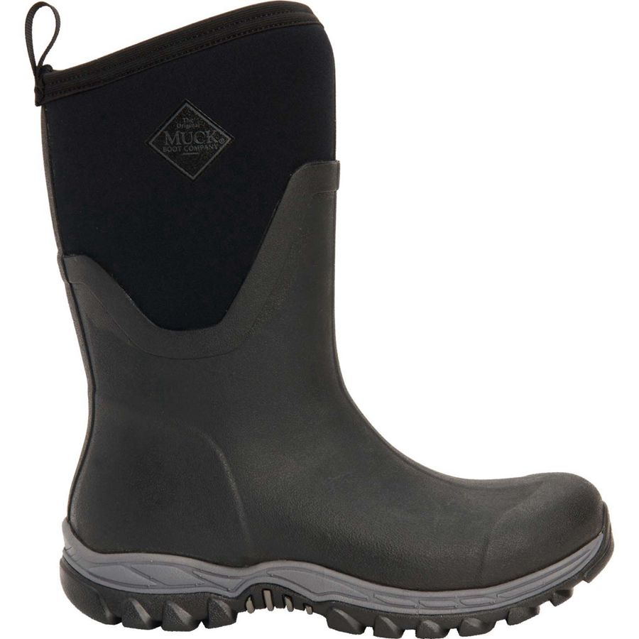 Botas Altas Muck Boots Arctic Deporte II Mid Mujer Negros | 14089-OXRJ