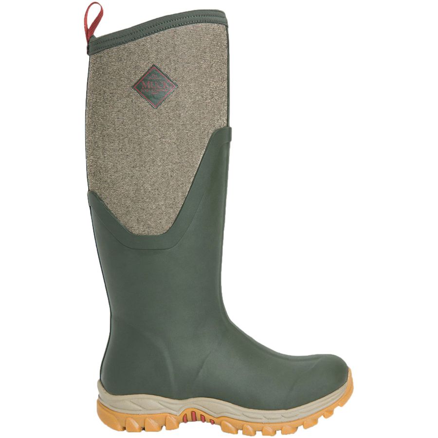 Botas Altas Muck Boots Arctic Deporte II Mujer Verdes | 49608-LMFJ