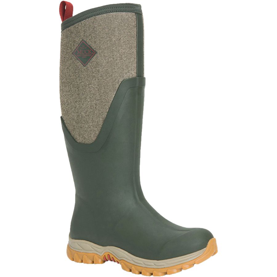 Botas Altas Muck Boots Arctic Deporte II Mujer Verdes | 49608-LMFJ