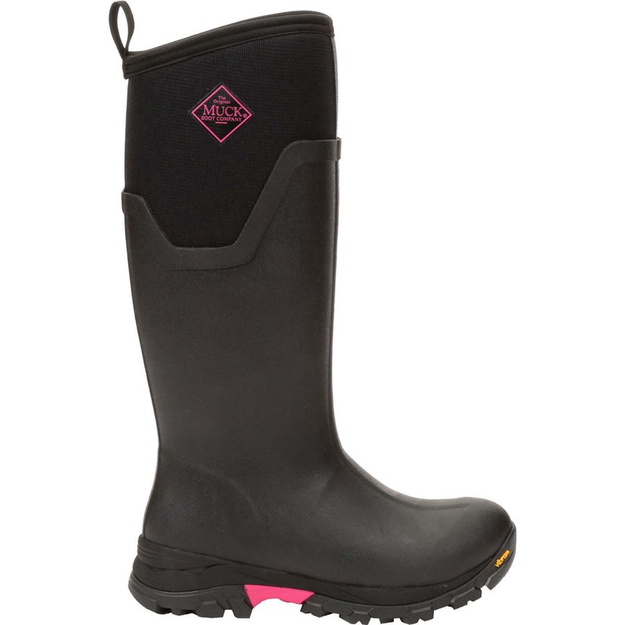 Botas Altas Muck Boots Arctic Ice Altos AGAT Mujer Negros | 32946-XLCT