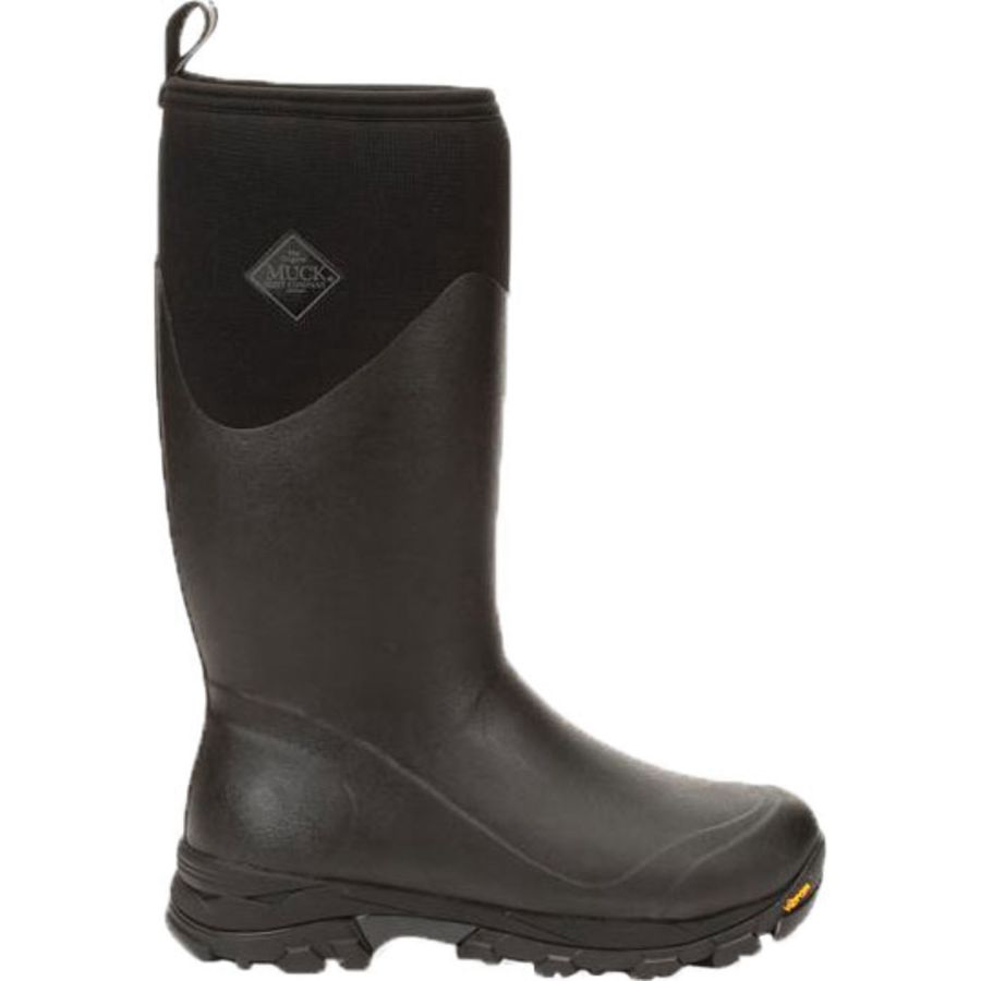 Botas Altas Muck Boots Arctic Ice Altos + Vibram Arctic Grip A.T. Hombre Negros | 71305-NKRX