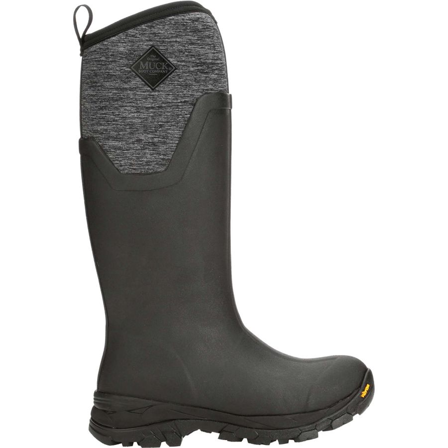 Botas Altas Muck Boots Arctic Ice Altos + Vibram Arctic Grip A.T. Mujer Negros | 75210-XRYK