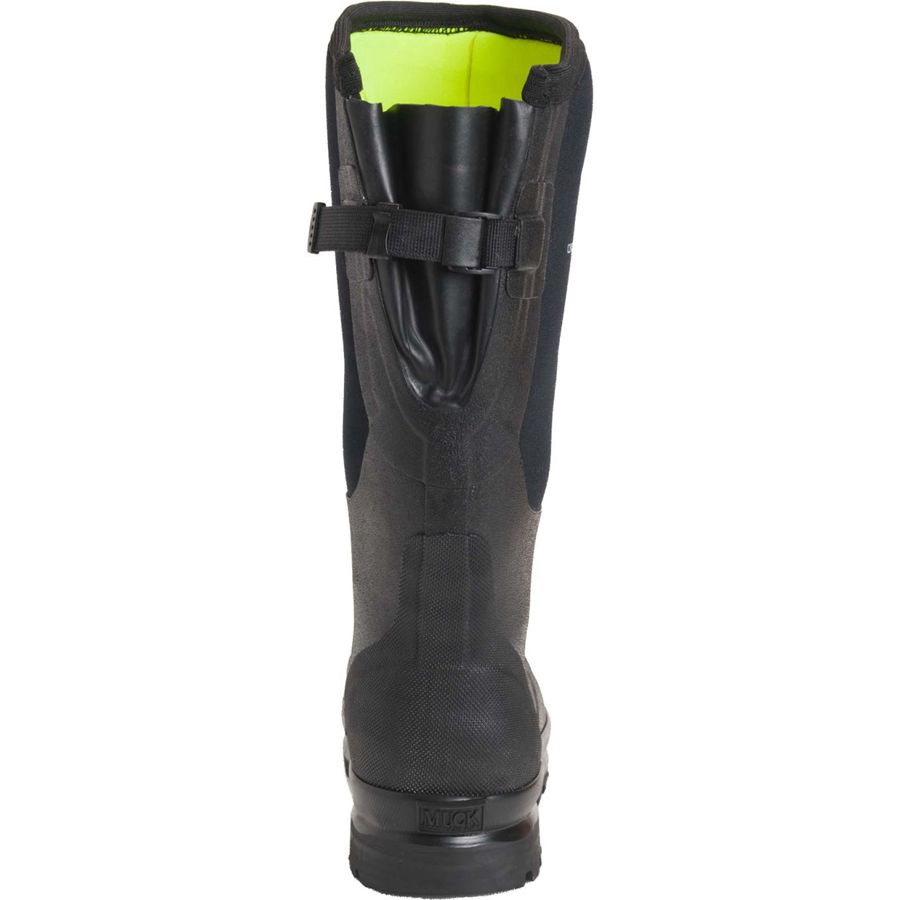 Botas Altas Muck Boots Chore Steel Puntera Altos Anchos Calf Mujer Negros | 75861-JNDZ