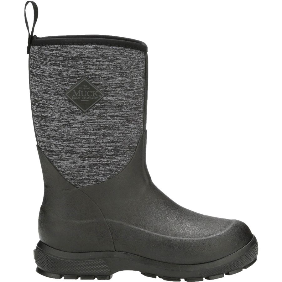 Botas Altas Muck Boots Element Niños Negros | 50697-VDQL