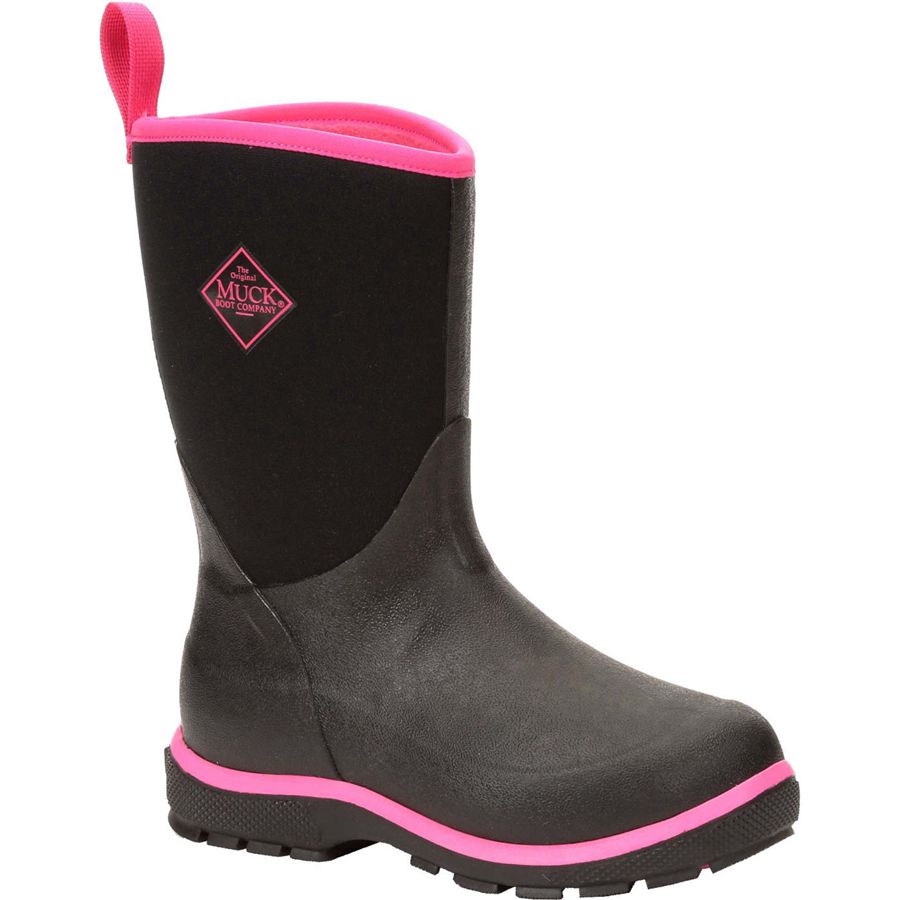 Botas Altas Muck Boots Element Niños Rosas | 54618-JQAS