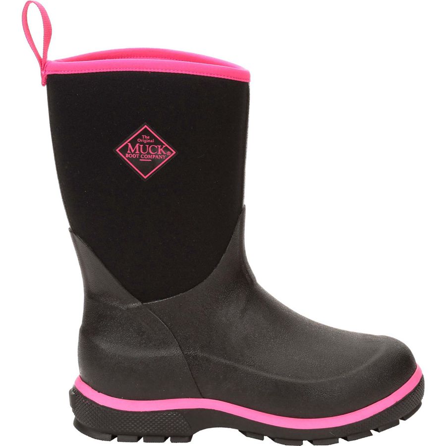 Botas Altas Muck Boots Element Niños Rosas | 54618-JQAS