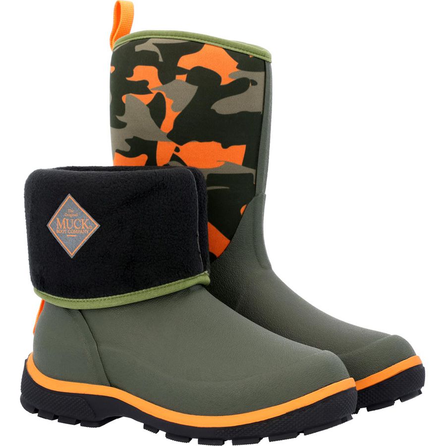 Botas Altas Muck Boots Element Niños Verdes | 93025-WZOP