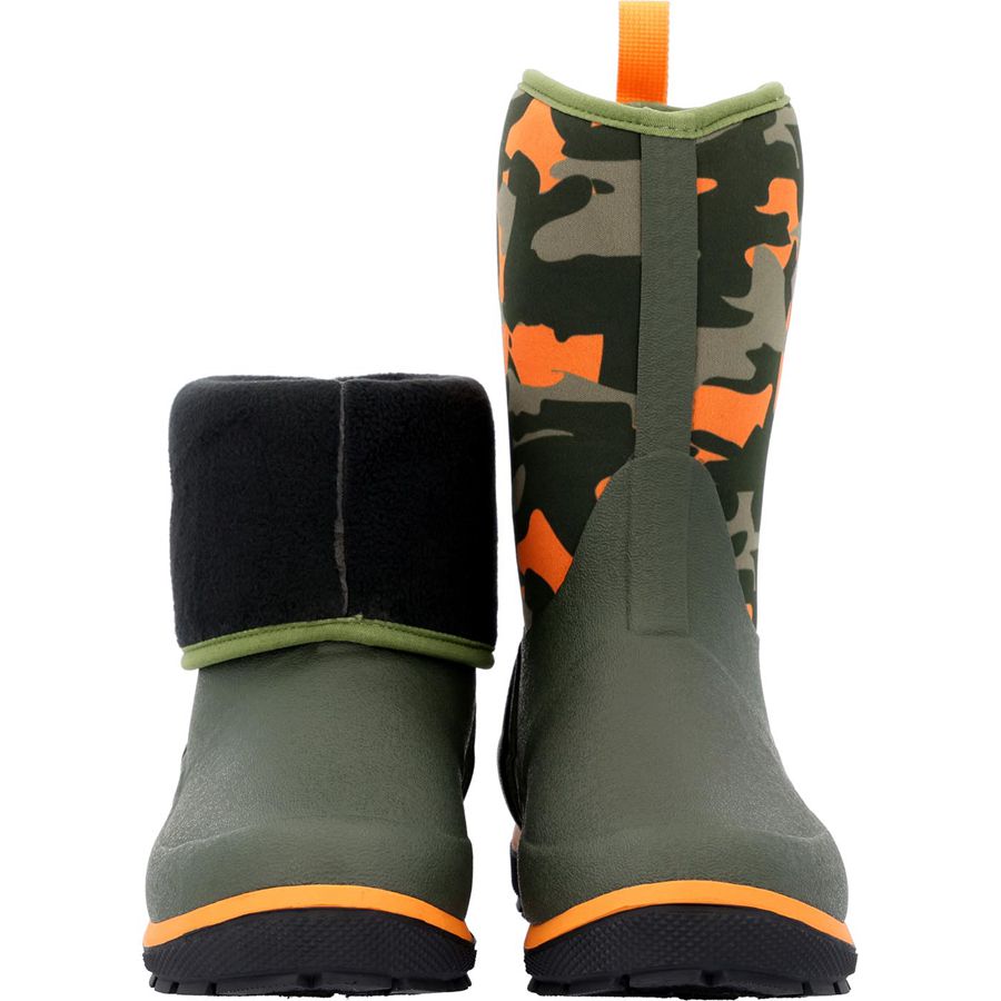 Botas Altas Muck Boots Element Niños Verdes | 93025-WZOP