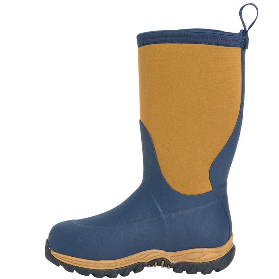 Botas Altas Muck Boots Rugged II Niños Azules | 71482-RNHW