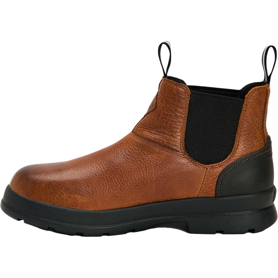 Botas Cuero Muck Boots Chore Farm Cuero Chelsea Hombre Marrom | 04987-HWTX