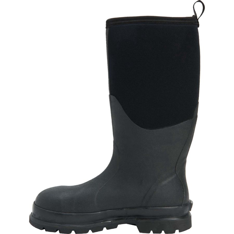 Botas De Punta De Acero Muck Boots Chore Classic Altos Steel toe Hombre Negros | 80791-VCNA