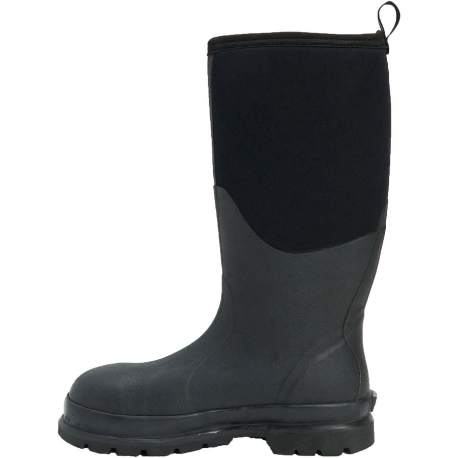 Botas De Punta De Acero Muck Boots Chore Classic Steel Puntera Fleece CSA Hombre Negros | 86251-BVPR