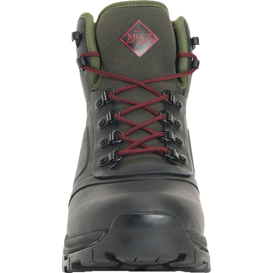 Botines Muck Boots Apex Encaje Up Hombre Negros | 04573-OSBD