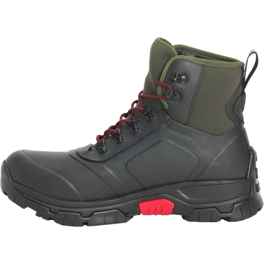 Botines Muck Boots Apex Encaje Up Hombre Negros | 04573-OSBD