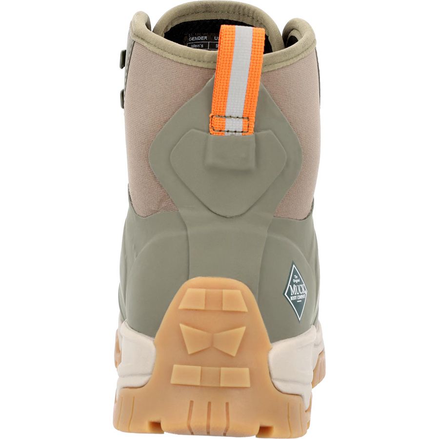 Botines Muck Boots Apex Encaje Up Hombre Verde Oliva | 34708-MTSP