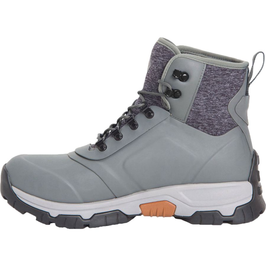 Botines Muck Boots Apex Encaje Up Hombre Grises | 50934-BWOR