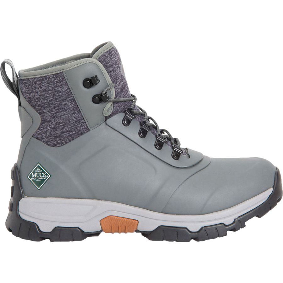 Botines Muck Boots Apex Encaje Up Hombre Grises | 50934-BWOR