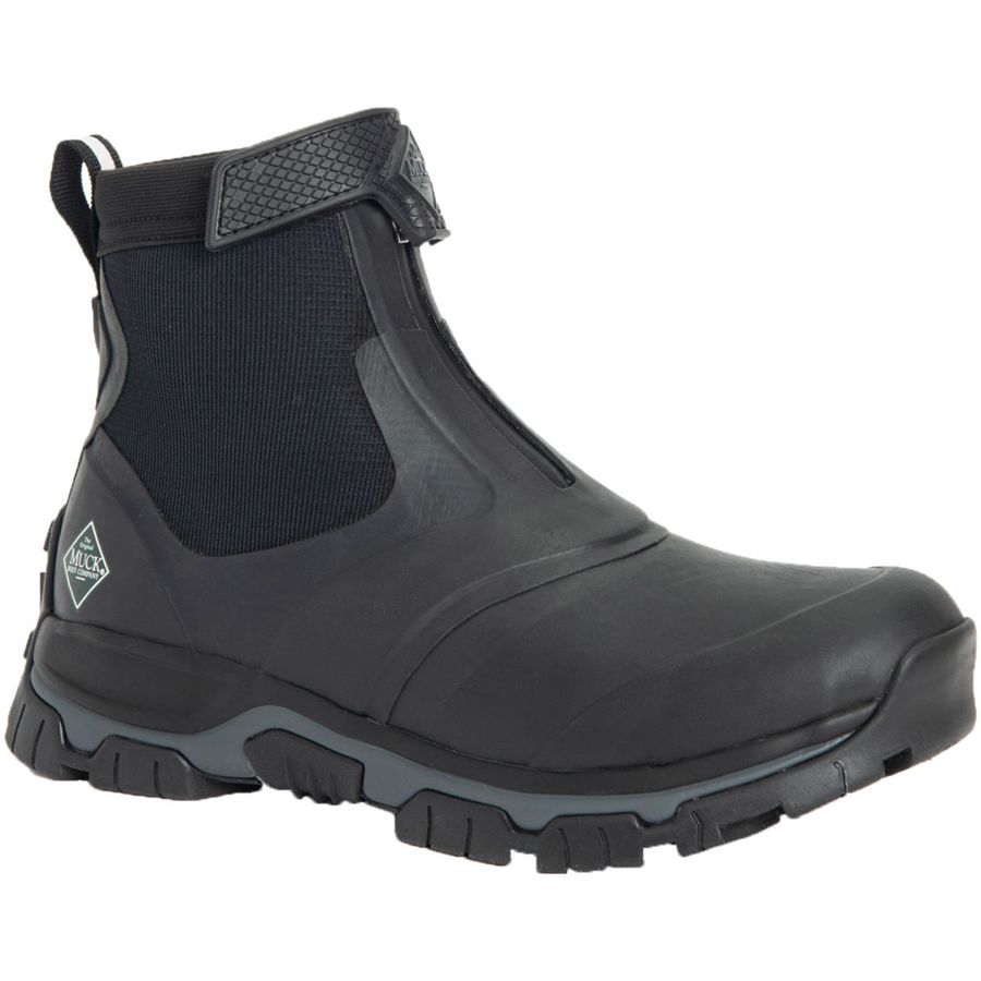 Botines Muck Boots Apex Mid Zip Hombre Negros | 41825-KNSQ