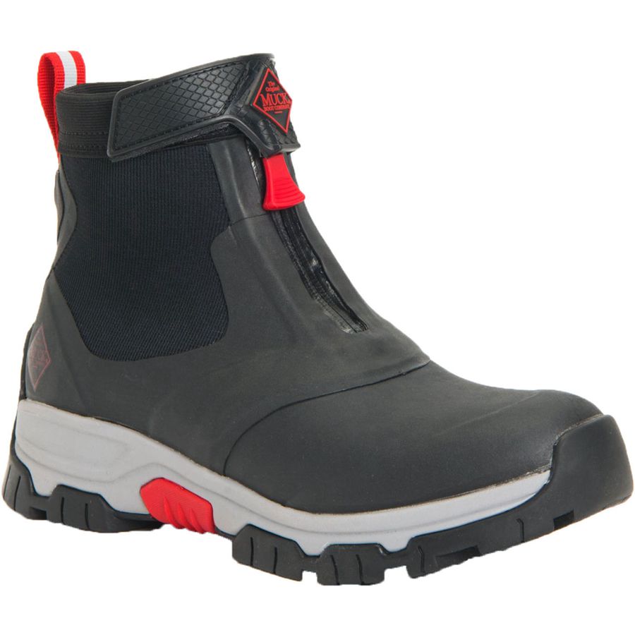 Botines Muck Boots Apex Mid Zip Hombre Negros | 57401-BXEH