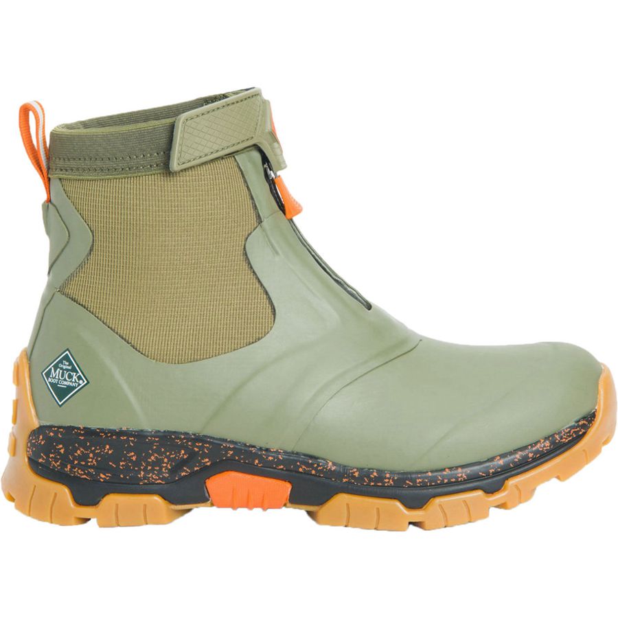 Botines Muck Boots Apex Mid Zip Hombre Verdes | 97631-ELBU