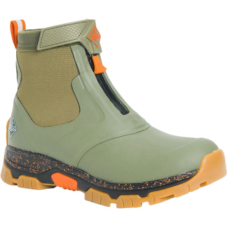 Botines Muck Boots Apex Mid Zip Hombre Verdes | 97631-ELBU