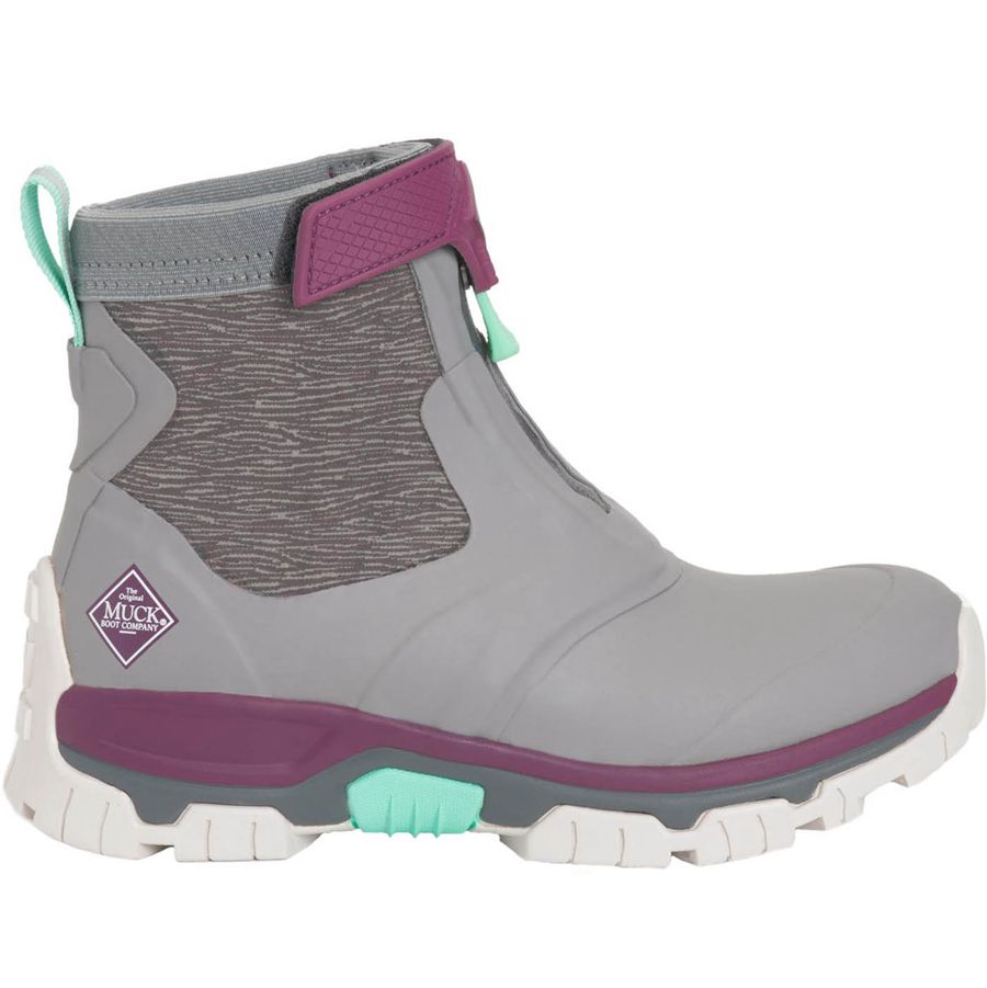 Botines Muck Boots Apex Mid Zip Mujer Grises | 64579-CUVF