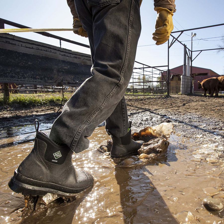 Botines Muck Boots Chore Classic CSA Steel Puntera Hombre Negros | 39176-DFRP