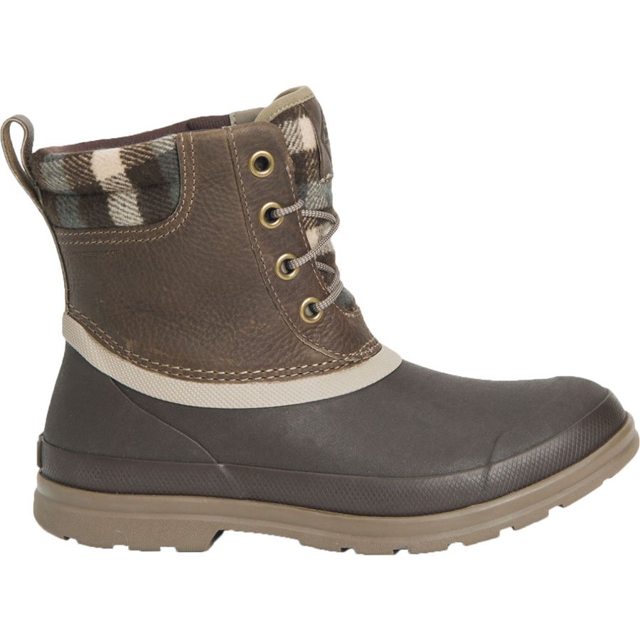 Botines Muck Boots Originales Duck Encaje Mujer Marrom | 15370-ZVYH