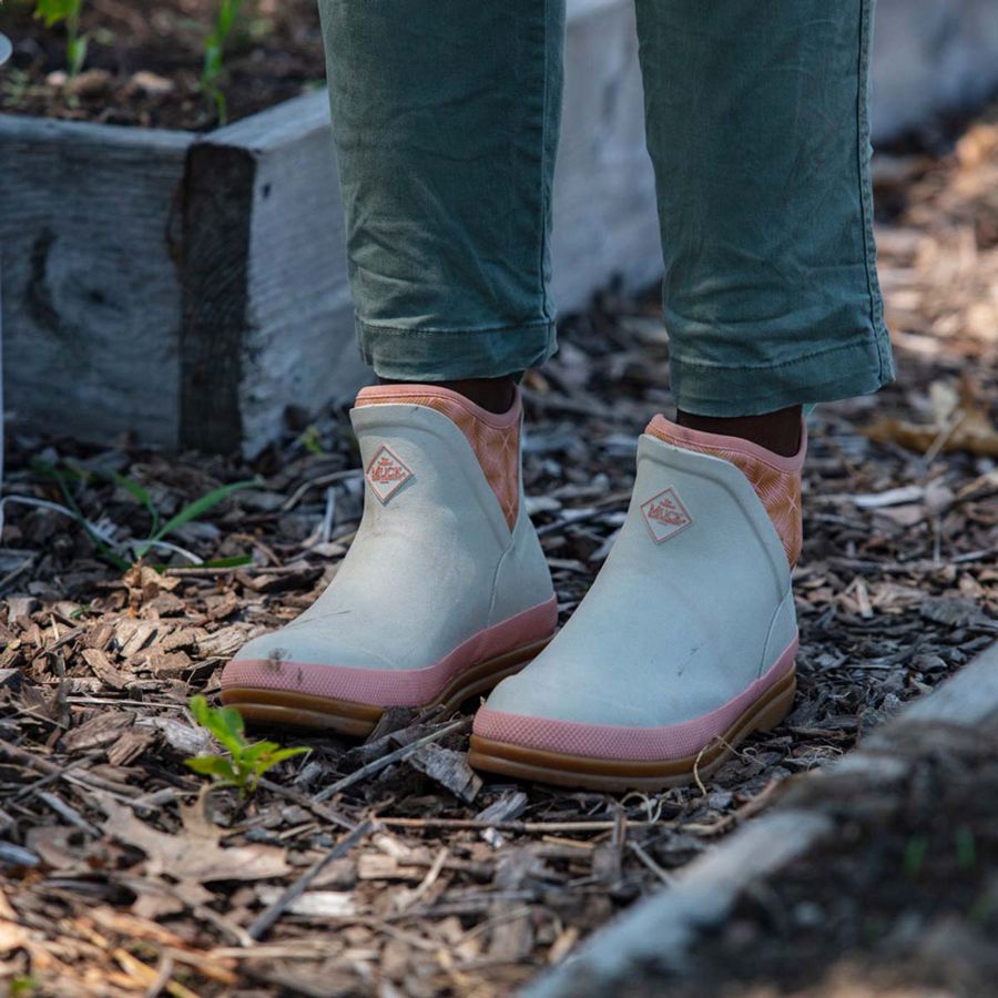 Botines Muck Boots Originales Mujer Blancos | 71268-OXCG