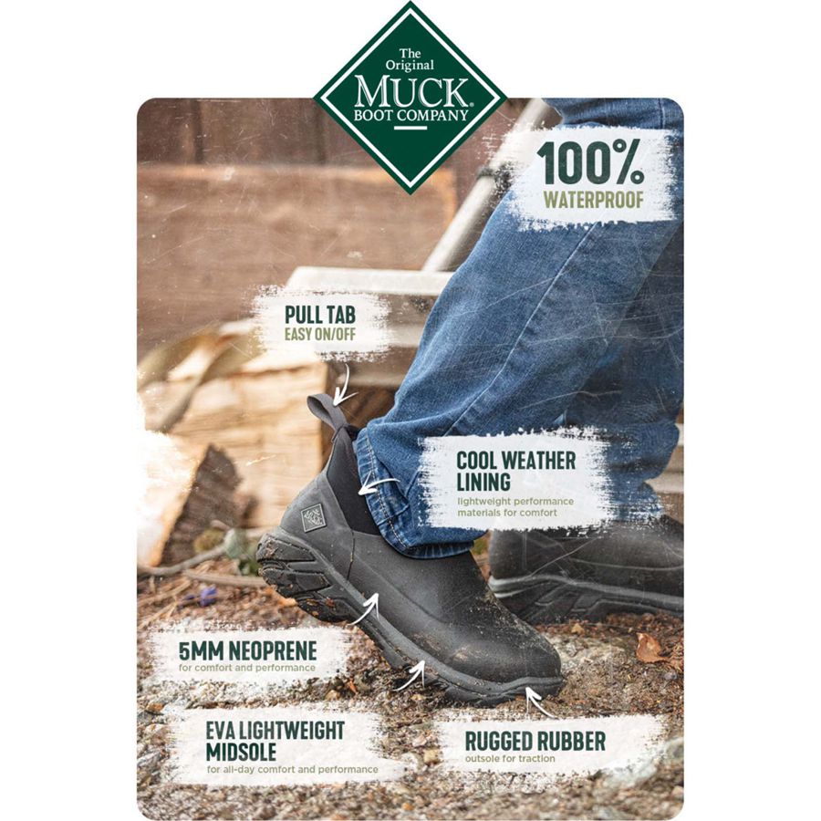 Botines Muck Boots Woody Deporte Hombre Verdes | 90145-ODFE