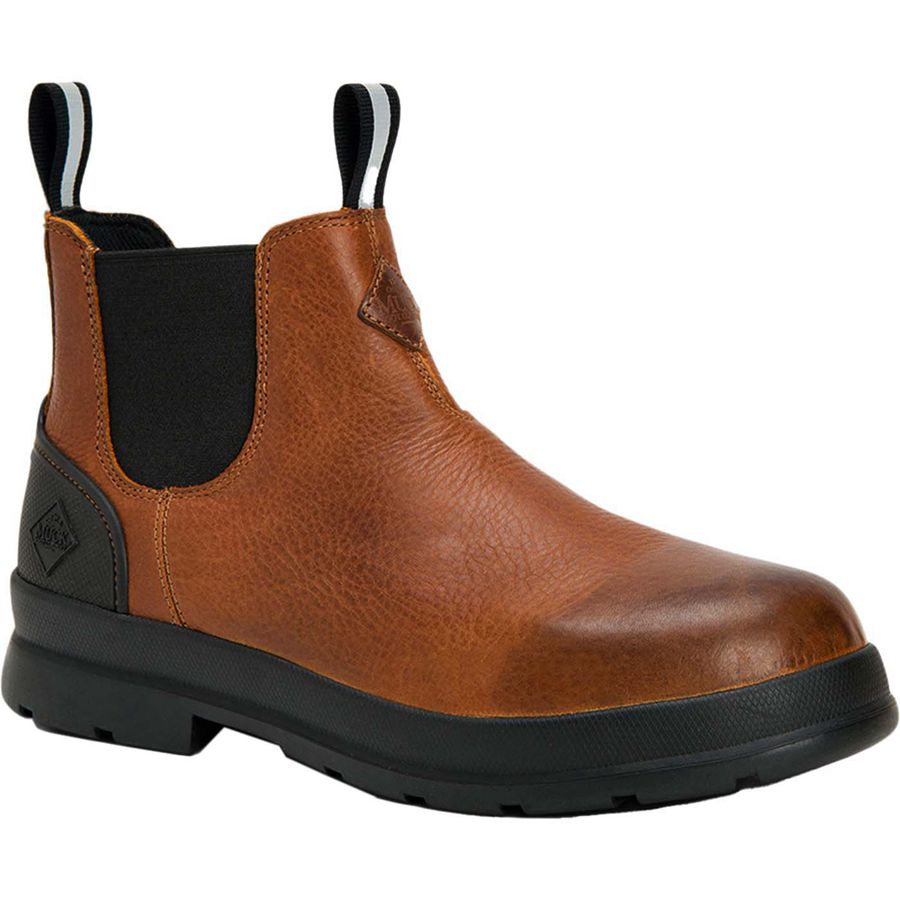 Botas Cuero Muck Boots Chore Farm Cuero Chelsea Hombre Marrom | 04987-HWTX