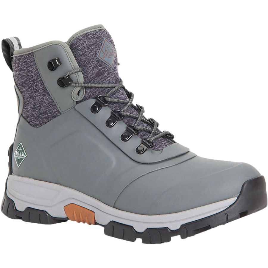 Botines Muck Boots Apex Encaje Up Hombre Grises | 50934-BWOR