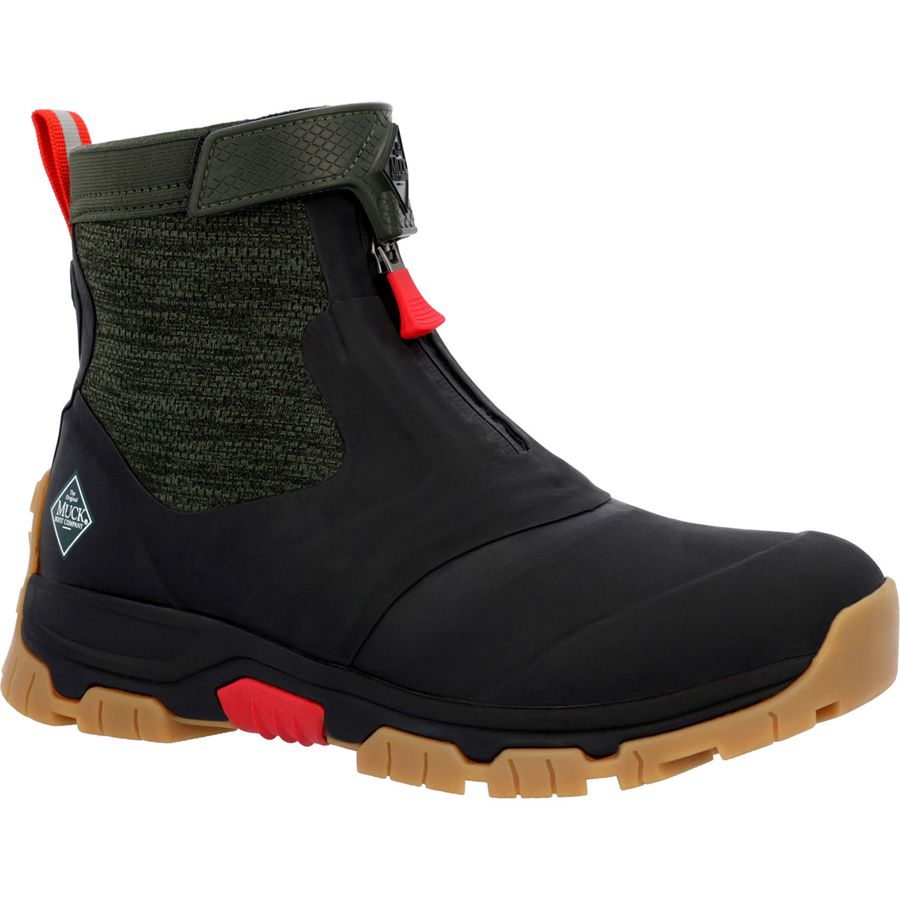 Botines Muck Boots Apex Mid Zip Hombre Negros | 84296-OBXM